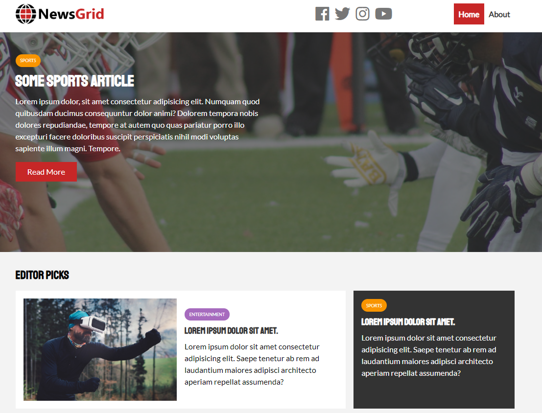 Website image